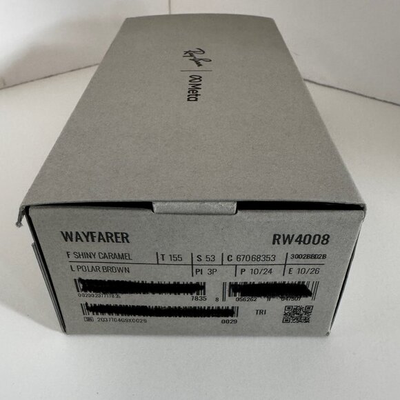 Ray-Ban Meta Wayfarer Smart Sunglasses -RW40 Brown Caramel Polarized - Picture 5 of 10